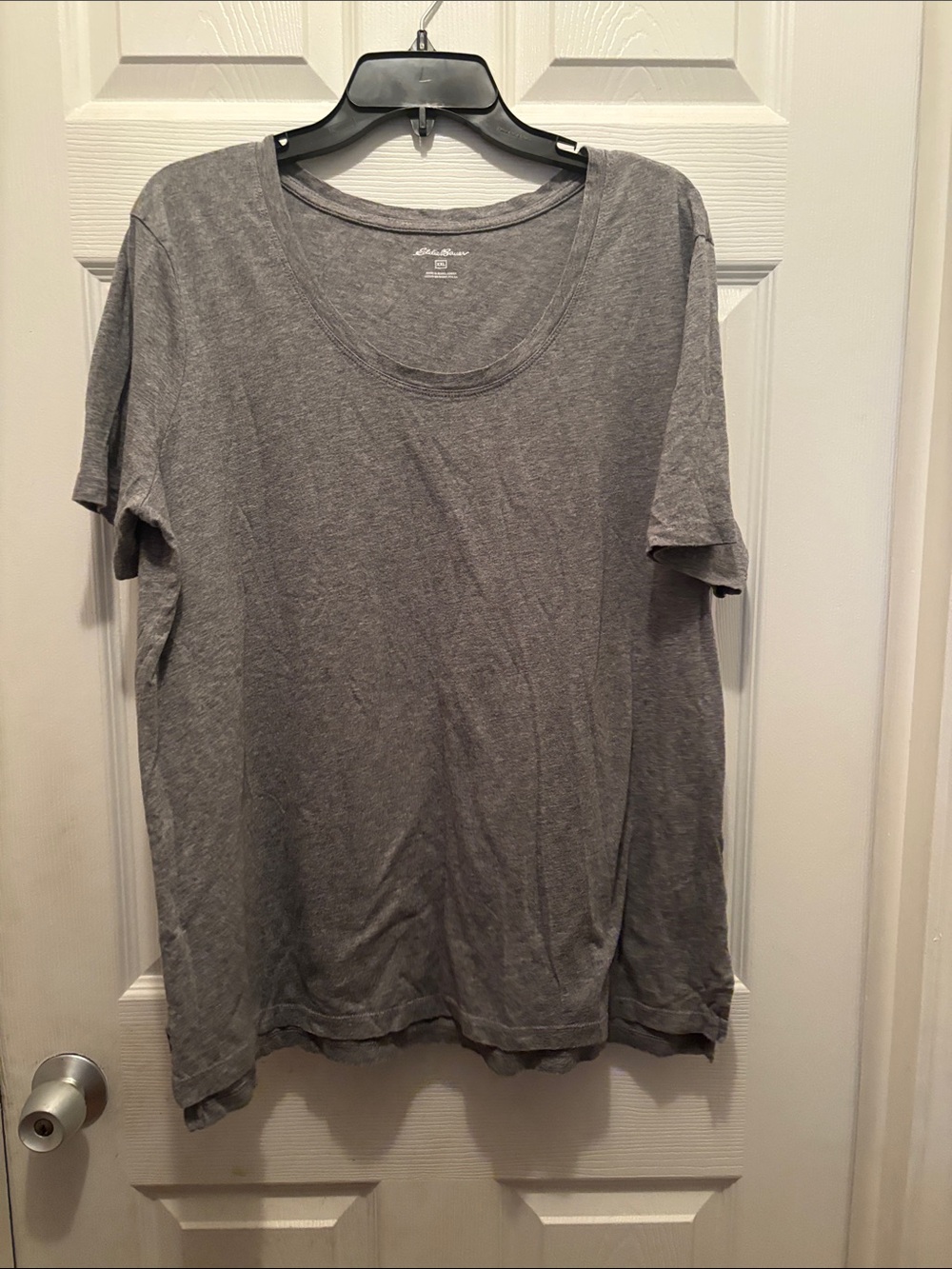 Eddie Bauer Heather Gray Short Sleeve Women's Tee